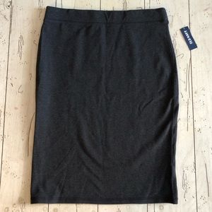 Old Navy Heather Grey Stretchy Pencil Skirt